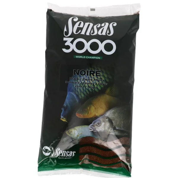 Sensas 3000 Noire Black Prihrana 1kg