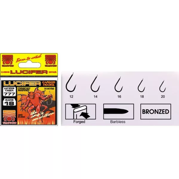 Trabucco Lucifer 777 Bronze 18 S pločicom, Udica bez brade 10db