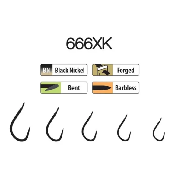 Trabucco XPS 666XK 16 Kukačasta udica bez brade 25kom