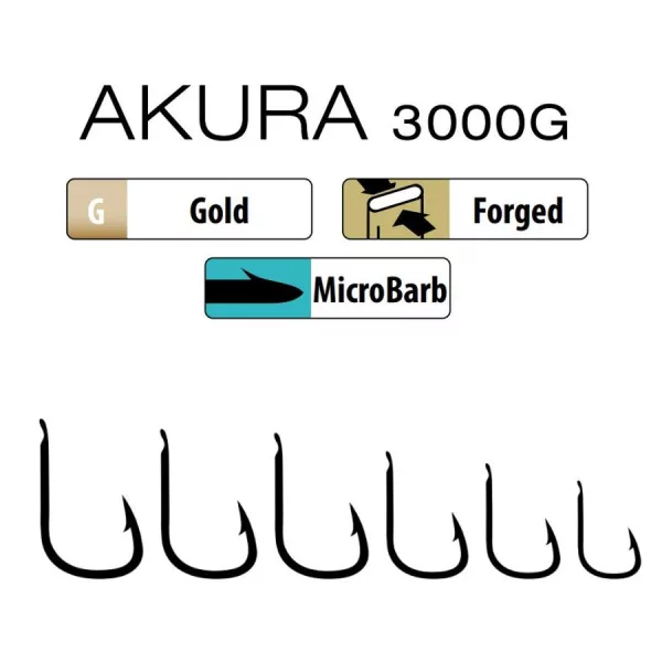 Trabucco Akura 3000G 08 Udica sa pločicom, sa bodljom 15kom