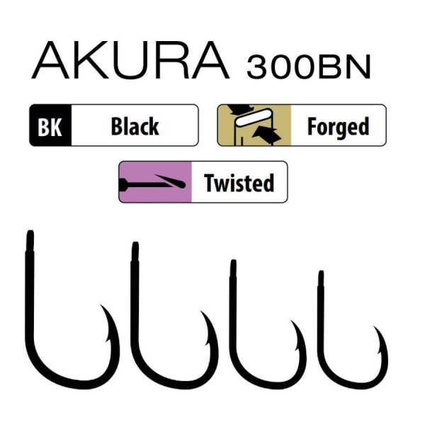 Trabucco Akura 300 BN 02 Udica s pločicom i bradicom 10kom