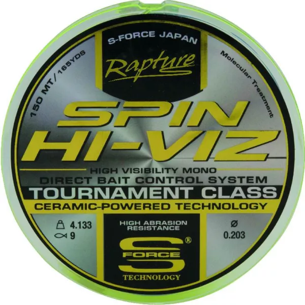 Rapture Spin Hi-Viz 150m 0,18mm Monofilna Glavna Strana