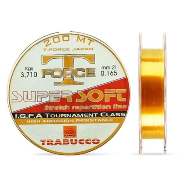 Trabucco T-Force Super Soft 200m 0,148mm Monofilna Glavna Struna