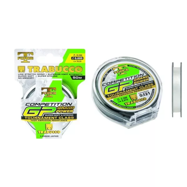 Trabucco T-Force Competition Grand Power 50m 0,08mm Monofil Predvez