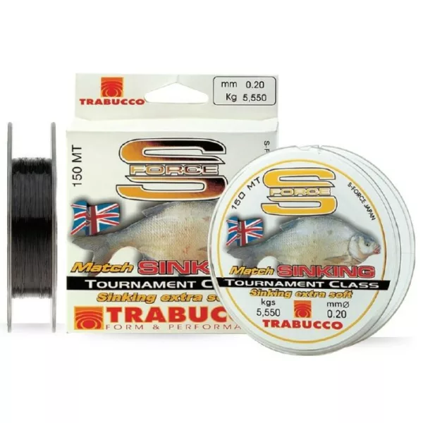 Trabucco S-Force Match Sinking 150m 0,25mm Monofil Glavna linija