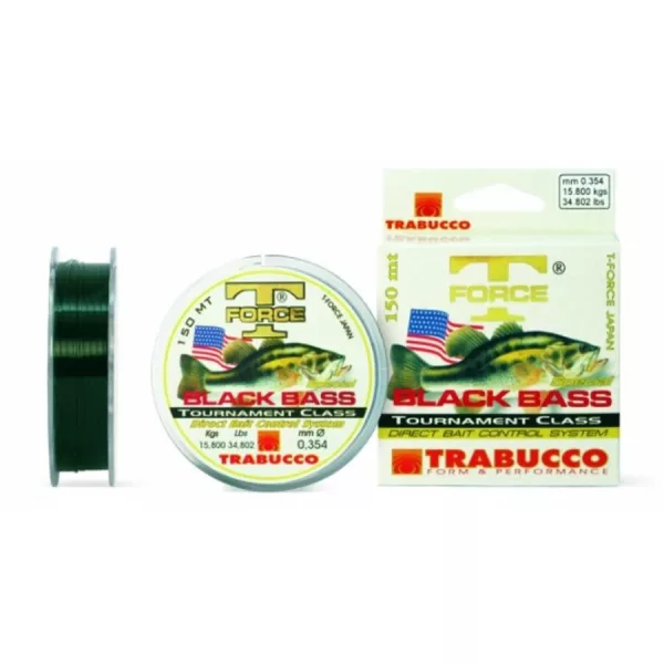 Trabucco T-Force Black Bass 150m 0,309mm Monofilna Glavna Strana