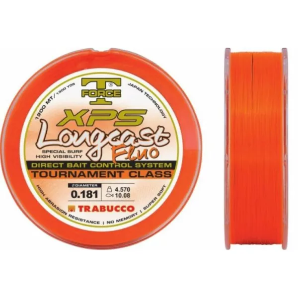 Trabucco T-Force Xps Long Cast Fluo 1200m 0,28mm Monofilna Osnovna Strana