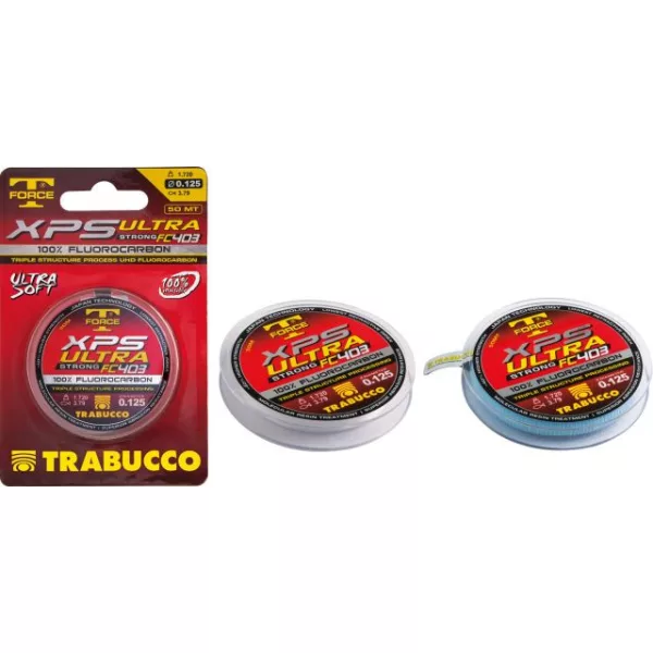 Trabucco T- Force Ultra FC403 50m 0,125mm Flurokarbonski Predvez