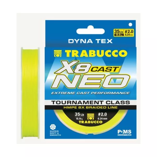 Trabucco DT X8 Neo Cast YL150m 0,084mm 3,63kg Pletena glavna struna