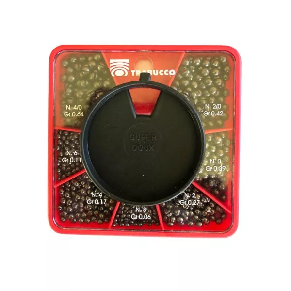 Trabucco GNT Match Set olovnih sačmi XL-Inglese 08-4/0 - 0,06-0,64gr