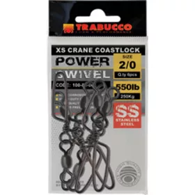   Trabucco SS X-Strong Crane W/Coastlock Snap 07 Okretna kopča 10kom