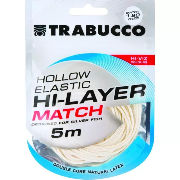 Trabucco Hi-Layer Hollow Elastic Match Šuplja guma za štap 1,8mm 5m