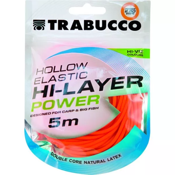Trabucco Hi-Layer Hollow Elastic Power Rakós Csőgumi 2,5mm 5m