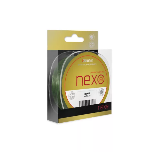 Delphin NEXO 12 zelena 130m 0,10mm 15lbs