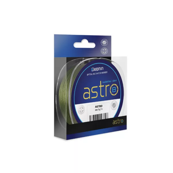 Delphin ASTRO 8 zeleno 130m 0,13mm 16,9lbs