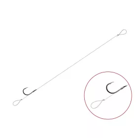 Predvez s udicom za feeder Delphin FLR Loop / 6kom 12cm #6