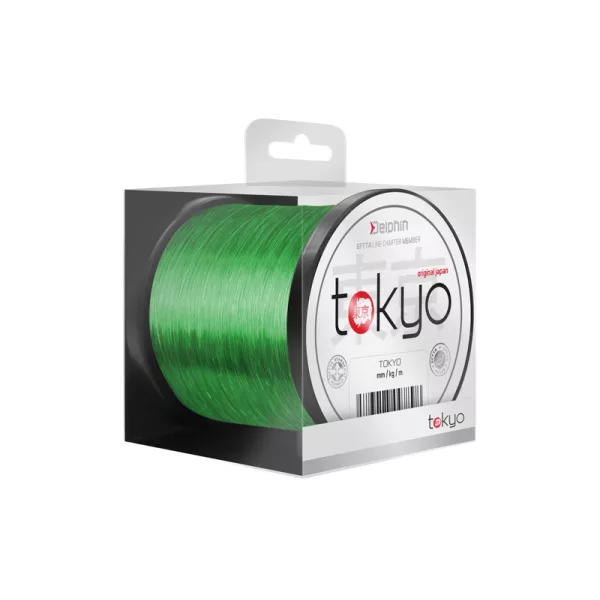 Monofil Delphin TOKYO / fluo zelena 0,309mm 16lbs 1200m