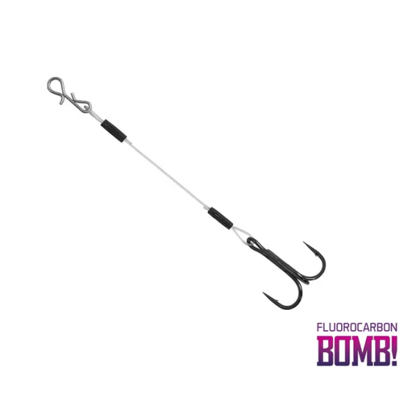 Delphin BOMB! Twisto RIGS Fluorocarbon / 3 kom Fluorocarbon 6 6cm