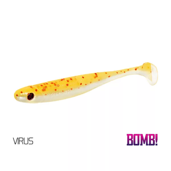 Delphin BOMB! Silikonska varalica Rippa - Virus 5 komada Gumena varalica 10cm