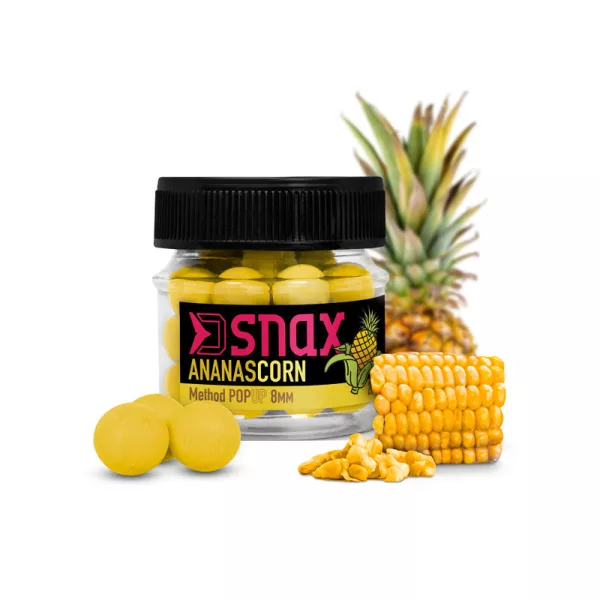 Mamčenje, hranjenje - Mamac za udicu - Delphin D SNAX POP mamac 8mm Kukuruz-Ananas Pop Up Feeder Mamac