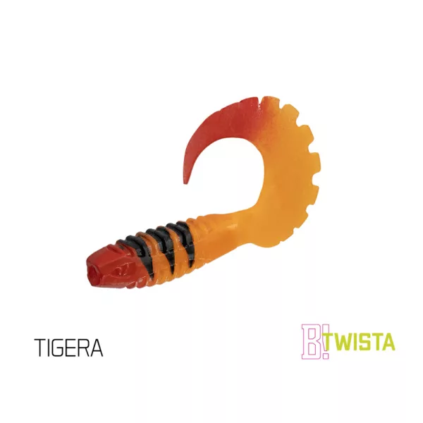 Gumena varalica Delphin TWISTA UVs / 5kom 8cm/TIGERA