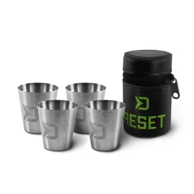 Set čaša od nehrđajućeg čelika Delphin RESET 4u1
