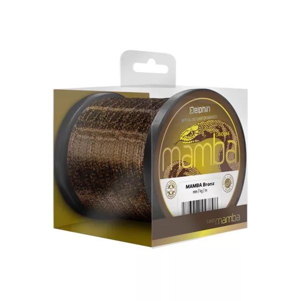 Delphin MAMBA Carp / Brončana Monofilna struna 0,30mm 1200m