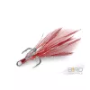 Delphin B!RD Hook TRIPLE / 3 komada crvenih pera #6