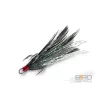 Delphin B!RD Hook TRIPLE / 3 komada crnih pera #8