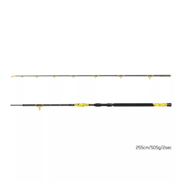 Delphin HAZARD BxG 255cm, 505g, 2-dijelni štap za somolov