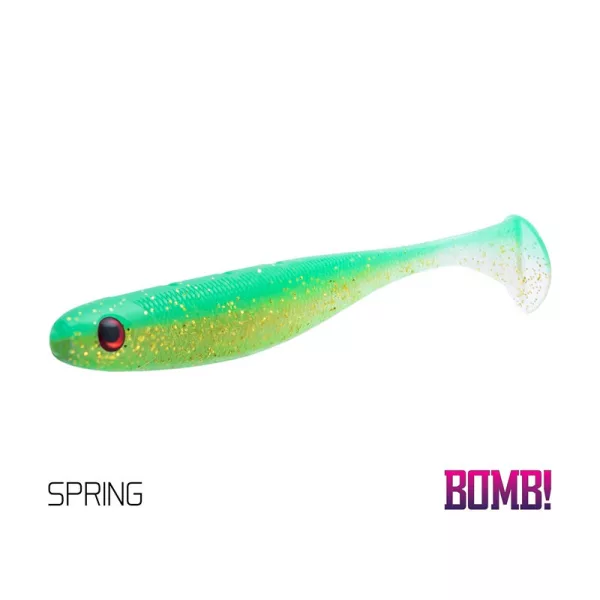 Delphin DuoPACK BOX BOMB! Rippa / 12x 5kom 5cm/SPRING gumena riba
