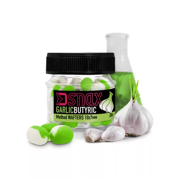 Delphin D SNAX WAFT mamac 7x5.5mm/20g Češnjak-Maslačna kiselina wafters