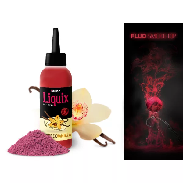 Delphin Fluo dip D SNAX LiquiX /100ml Scopex-Vanilija tekućina