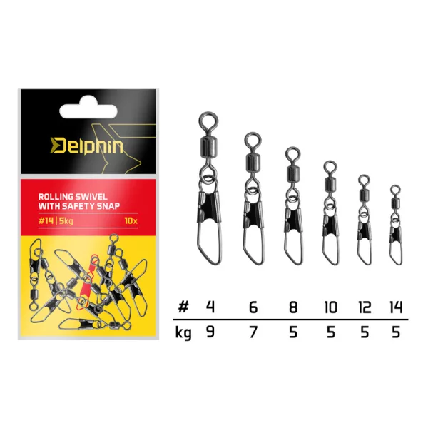 Delphin Sigurnosna vrtilica #8 10kom
