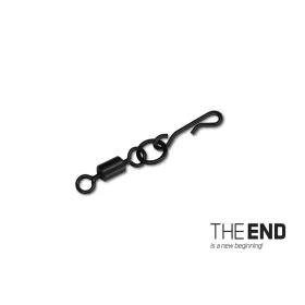   Delphin THE END Q-Cast Vrtilica s prstenom u obliku slova Q #4 10kom