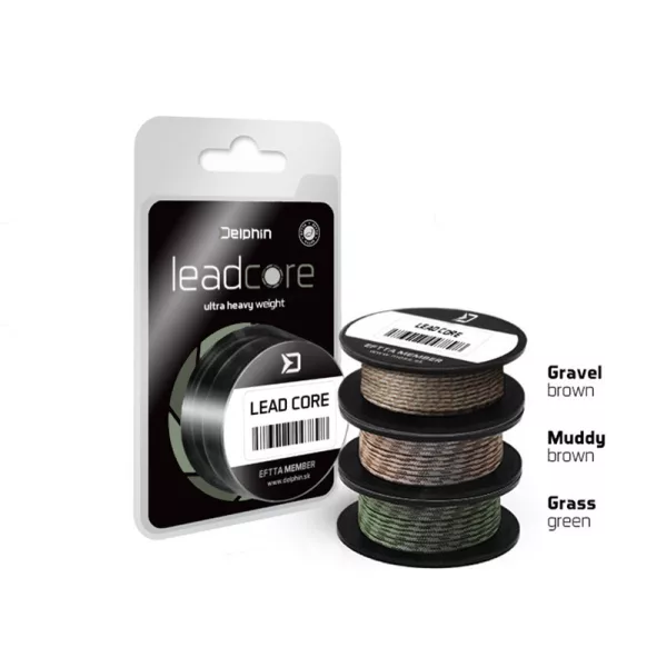 Delphin LEADCORE smeđi Gravel 45lbs 8m