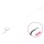 Delphin FLR Sting 8cm 0.25mm #6 Unaprijed vezana udica s bradom i trnom za mamac 6kom