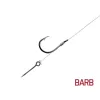 Delphin FLR Sting 12cm 0.25mm #6 Unaprijed vezana udica s bradom i trnom za mamac 6kom