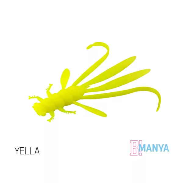 Delphin Manya UVs Nimfa - Yella 10,5cm Plastični mamac 5kom