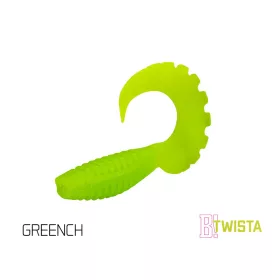 Delphin Twista UVs - Greench 10cm Plastični mamac 5 kom