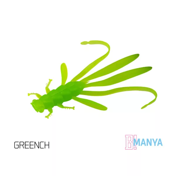 Delphin Manya UVs Nimfa - Greench 10,5cm Plastični mamac 5kom