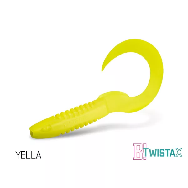 Delphin TwistaX Eeltail UVs - Yella 15cm Plastični mamac 5kom