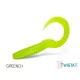 Delphin TwistaX Eeltail UVs - Greench 6cm Plastični mamac 5 kom