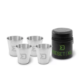   Delphin RESET XL 4u1 4x70ml Set čašica za rakiju od nehrđajućeg čelika