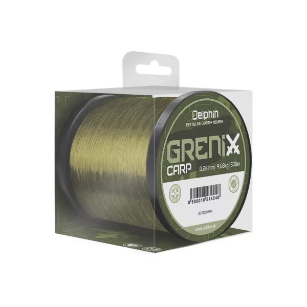 Delphin Grenix Carp Zeleno 0,331mm 1000m Monofilna Glavna Struna
