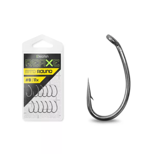 Delphin Reaxe MTD Round Udica s ušicom i bradom za feeder #12 11kom