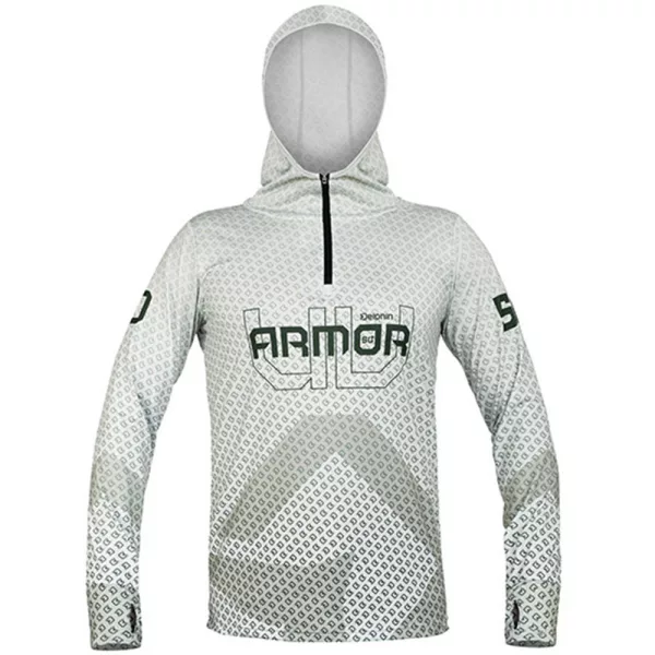Delphin UV Armor 50+ Olive Majica s kapuljačom dugih rukava L