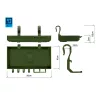 Delphin Camo ShelfPod 20x10x3cm Polica za Rodpod