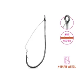   Delphin B! X-Barb Weedl 2/0 Kuka za Cheburashku otporna na travu 8kom