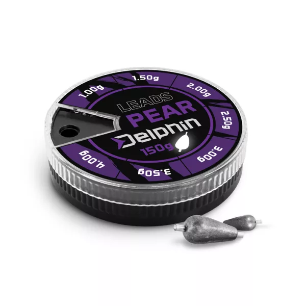 Delphin Leads Set kruškastih olova 1,0-4,0gr 150gr